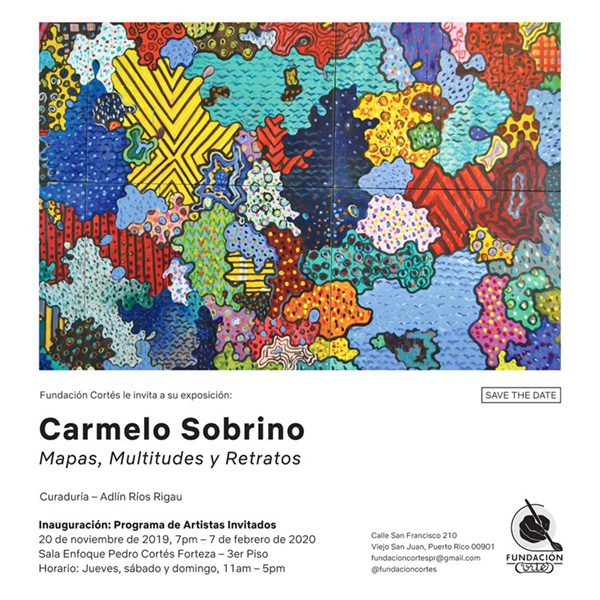 Carmelo Sobrino: Mapas, Multitudes y Retratos